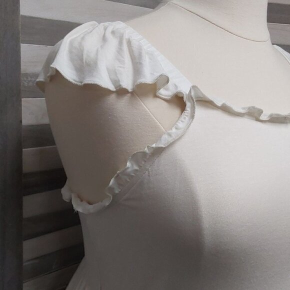 Ruffle Sleeve Tank | 89th + Madison | 1X - Picture 4 of 10